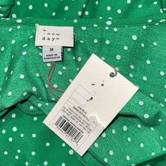 Green Mini Wrap Dress Women’s Size Medium Target A New Day - Picture 8 of 8